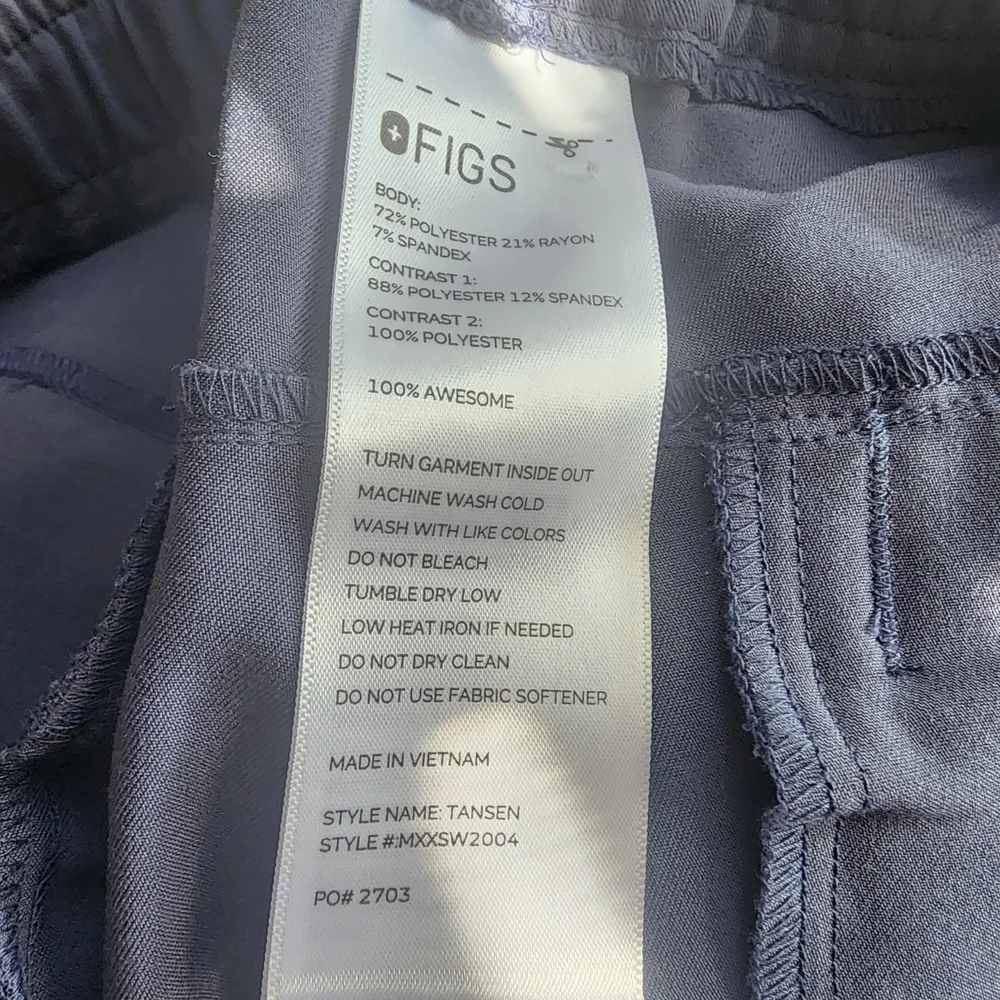 Figs Tansen Gray Jogger Pants Size XL